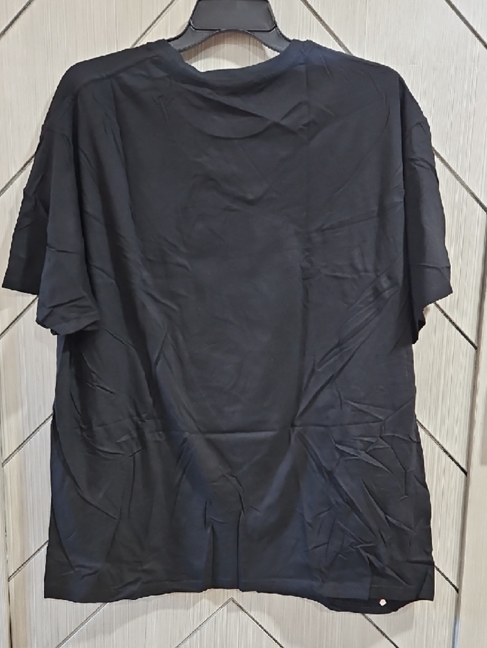 Black Short-Sleeve Graphic Tee with Red Logo - Picture 3 of 3